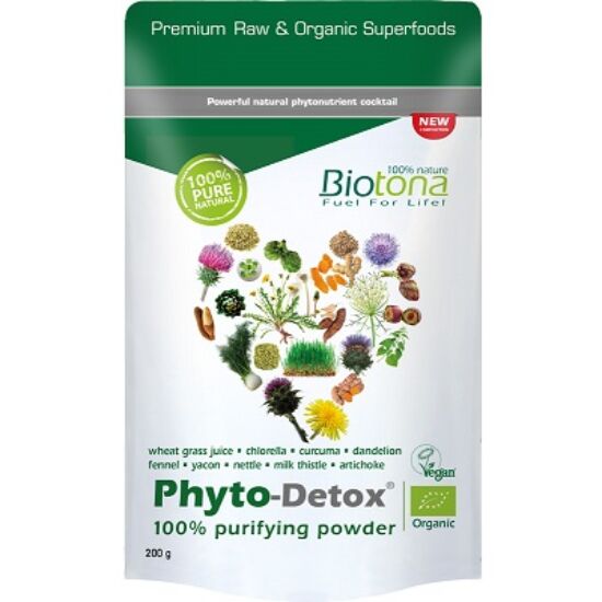 Biotona Phyto-Detox - 100% bio méregtelenítő por 200g