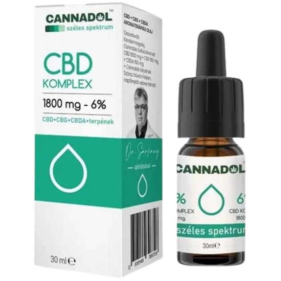 Cannadol CBD KOMPLEX széles spektrum 1800mg 30ml