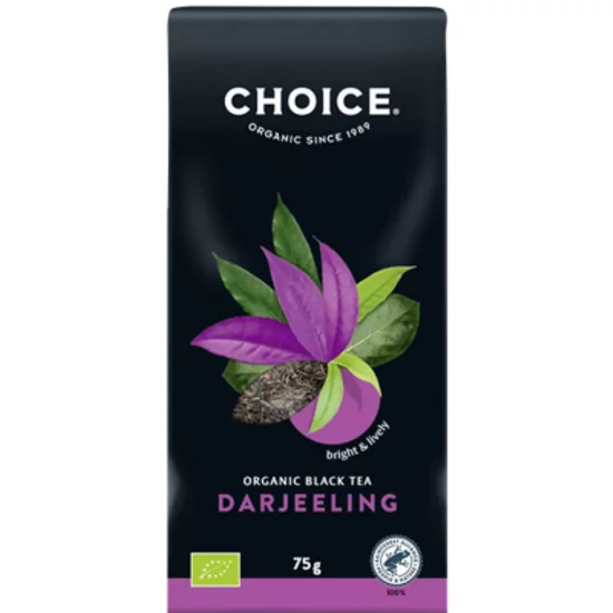 Choice Darjeeling szálas bio fekete tea 75g