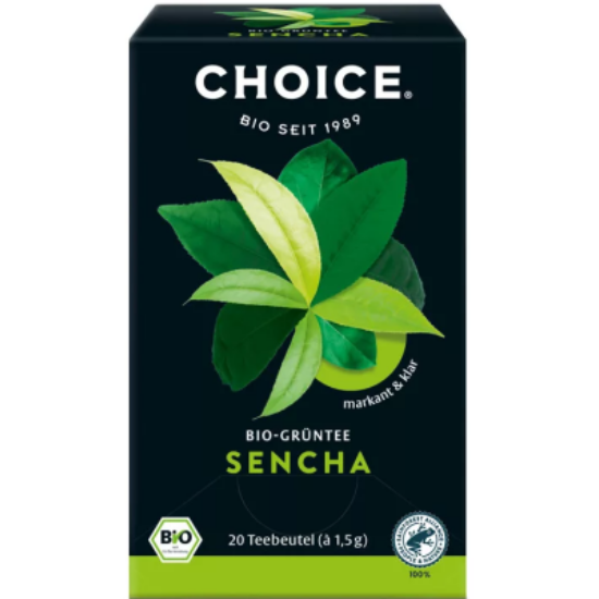 Choice Sencha bio zöld tea, 20 filter x 1,5g (30g)