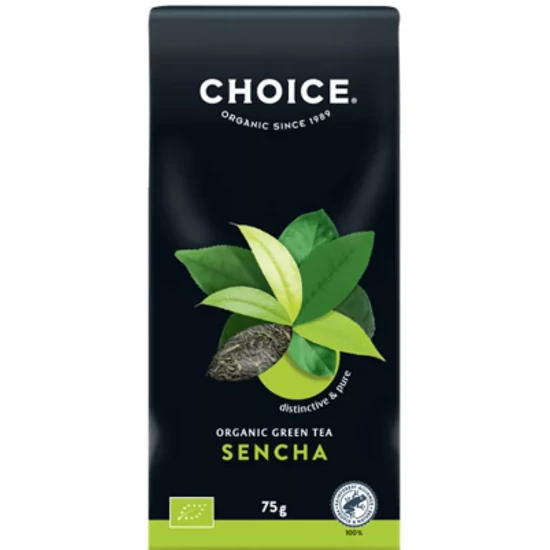 Choice Sencha bio zöld tea, szálas 75g