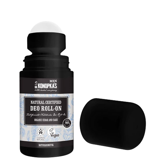 Dr. Konopka MEN Bio minősített golyós dezodor bio cédrussal és zsályával 50ml