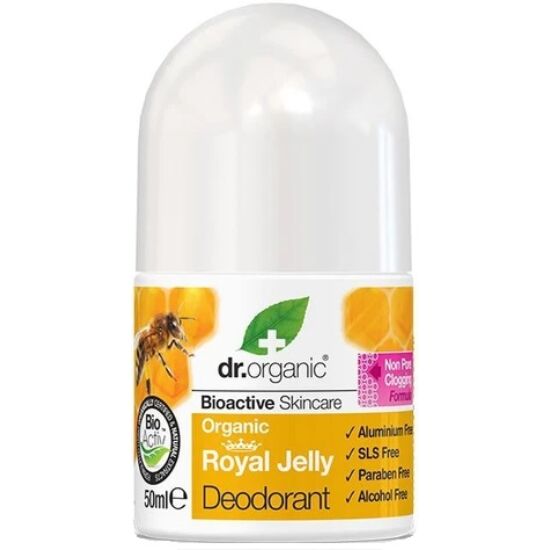 Dr. Organic Golyós dezodor bioaktív méhpempővel 50ml