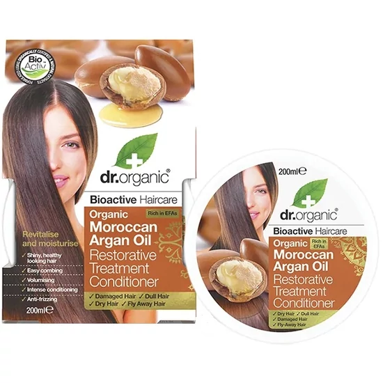 Dr. Organic Regeneráló hajpakolás marokkói bio argánolajjal 200ml