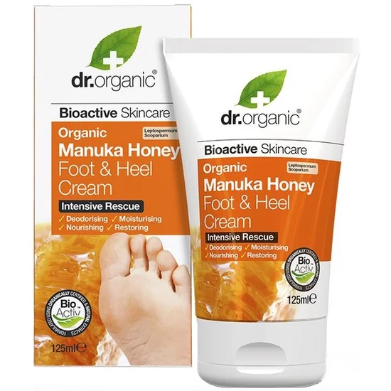 Dr. Organic Láb- és sarokápoló bio manuka mézzel 125ml