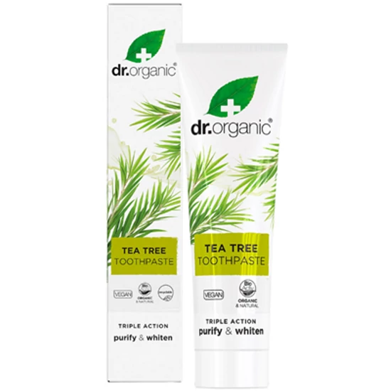 Dr. Organic Fogkrém teafaolajjal 100ml