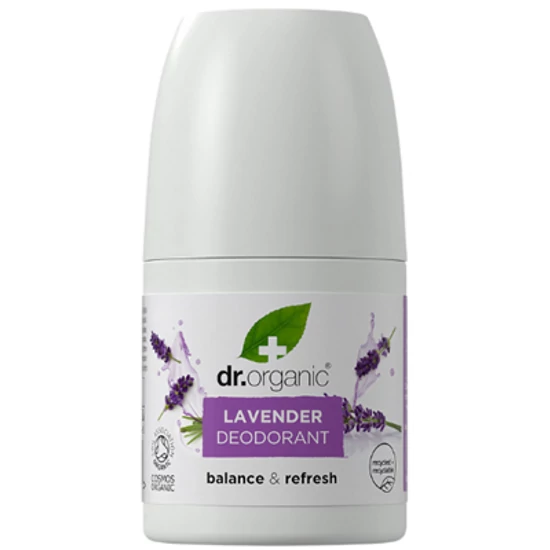 Dr. Organic Alumíniummentes golyós dezodor bio levendulával 50ml