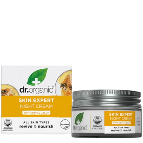 Dr. Organic Éjszakai krém méhpempővel 50ml