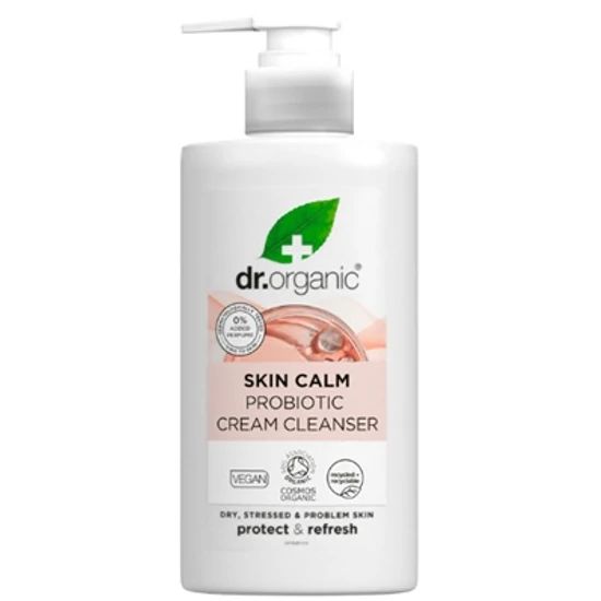 Dr. Organic Skin Calm Probiotikus krémes arclemosó 150ml