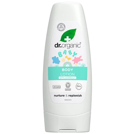 Dr. Organic Illatmentes babatestápoló bio körömvirággal 200ml