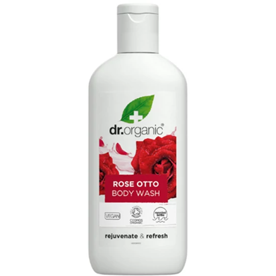 Dr. Organic Tusfürdő bio damaszkuszi rózsaolajjal 250ml
