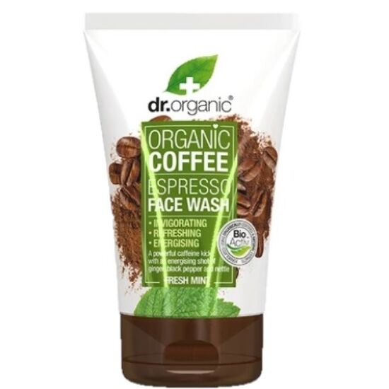 Dr. Organic Élénkítő arclemosó kávéval 125ml
