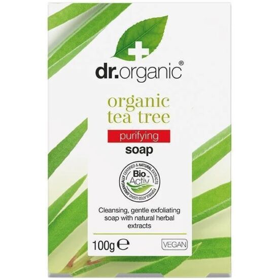 Dr. Organic Szappan bio teafaolajjal 100g