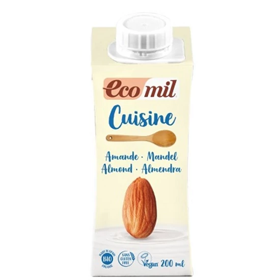 Ecomil Konyhai főzőalap mandulából - bio, gluténmentes, vegán 200ml