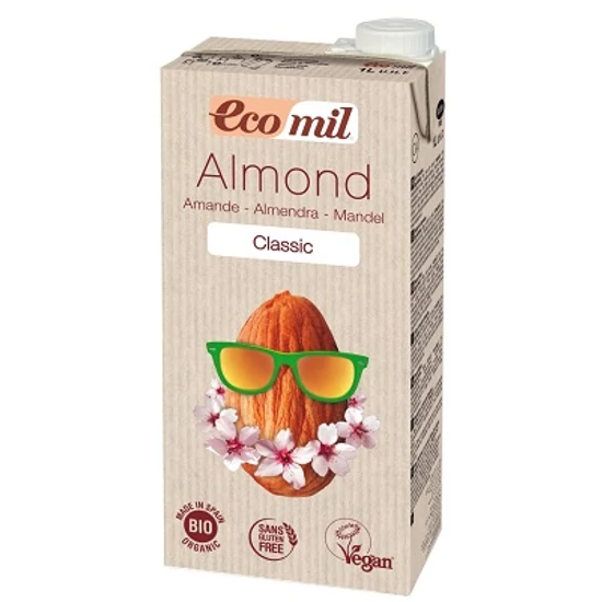 Ecomil Mandulaital Classic - bio, gluténmentes, vegán 1L