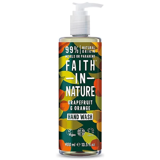 Faith in Nature Grapefruit és narancs folyékony kézmosó 300ml