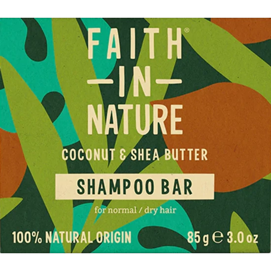 Faith in Nature Szilárd sampon Kókusz és Shea vaj 85g