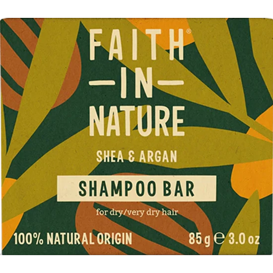 Faith in Nature Szilárd sampon Argánolaj és Shea vaj 85g