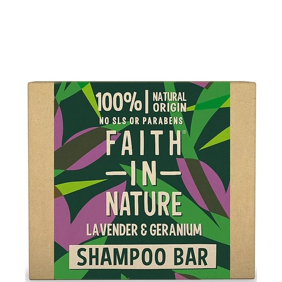 Faith in Nature Szilárd sampon Levendula és Geránium 85g