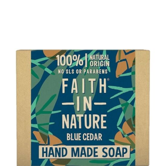 Faith in Nature Kék cédrus szappan férfiaknak 100g