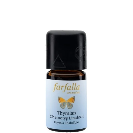 Farfalla Kakukkfű linalool (Thymus vulgaris ct Linalool)  illóolaj - bio 5ml