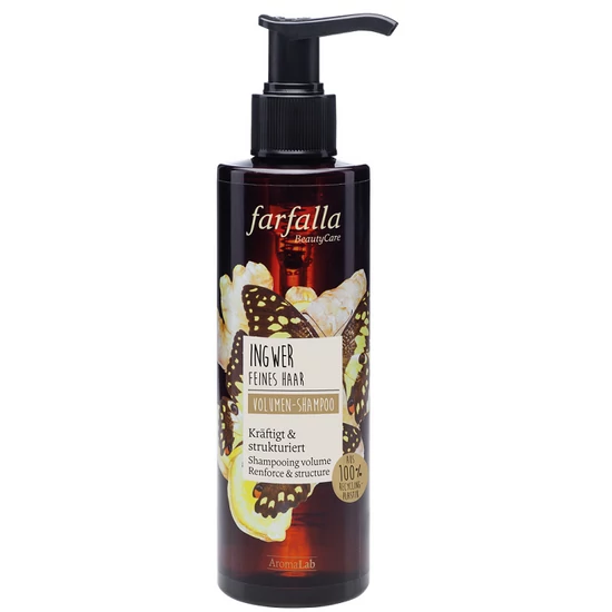 Farfalla Volumennövelő sampon gyömbérrel 200ml