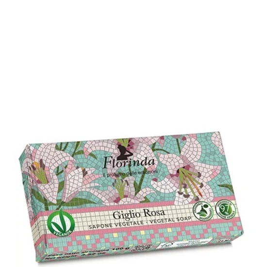 Florinda szappan - Mozaik - Rózsaszín Liliom 100g