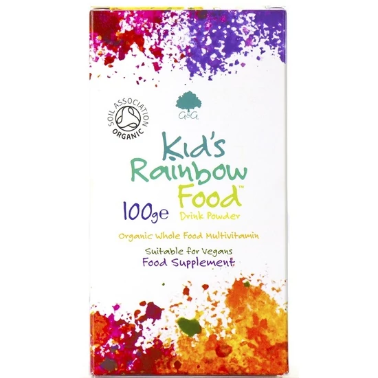 G&amp;G Kid's Rainbow Food organikus multivitamin gyerekeknek 100g por