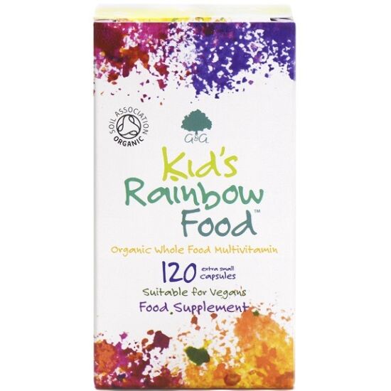 G&amp;G Kid's Rainbow Food organikus multivitamin gyerekeknek 120 kapszula