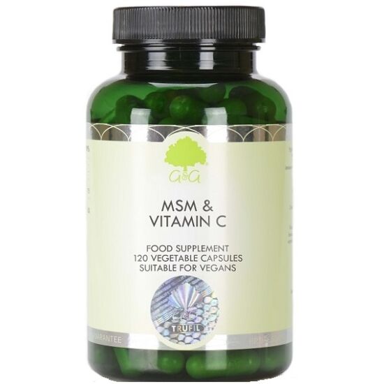 G&amp;G MSM 500mg és C-vitamin (kalcium aszkorbát) 120 kapszula