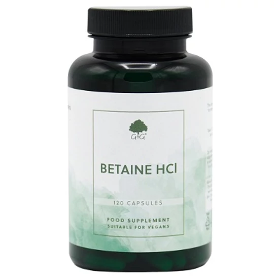 G&amp;G Betain HCL 480mg 120 kapszula