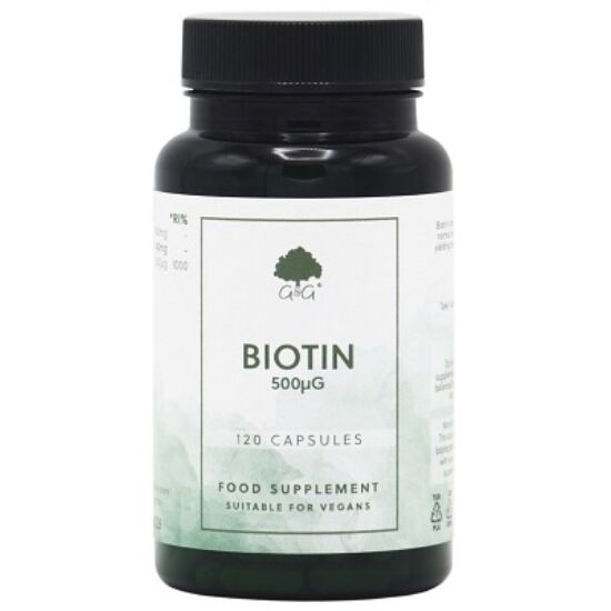 G&amp;G Biotin (H-vitamin) 500mcg 120 kapszula