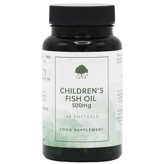 G&amp;G Omega 3 halolaj gyerekeknek (Childrens' Fish Oil) 500mg 120 lágyzselatin kapszula