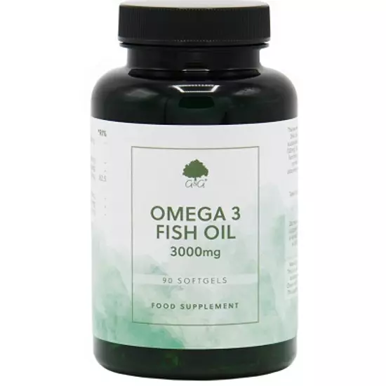 G&amp;G Omega 3 halolaj (Fish Oil) 1000mg 90 lágyzselatin kapszula