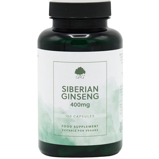 G&amp;G Szibériai ginzeng 400mg 120 kapszula