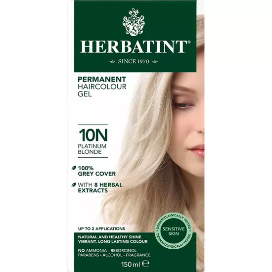Herbatint Hajfesték - 10N Platinaszőke 150ml