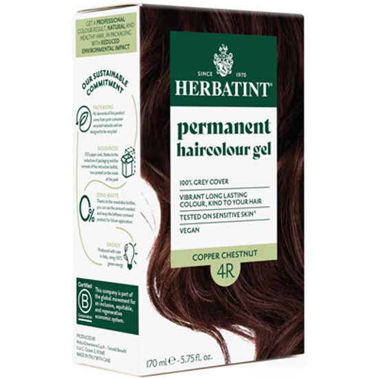 Herbatint Hajfesték - 4R Réz gesztenye 120ml + 50ml