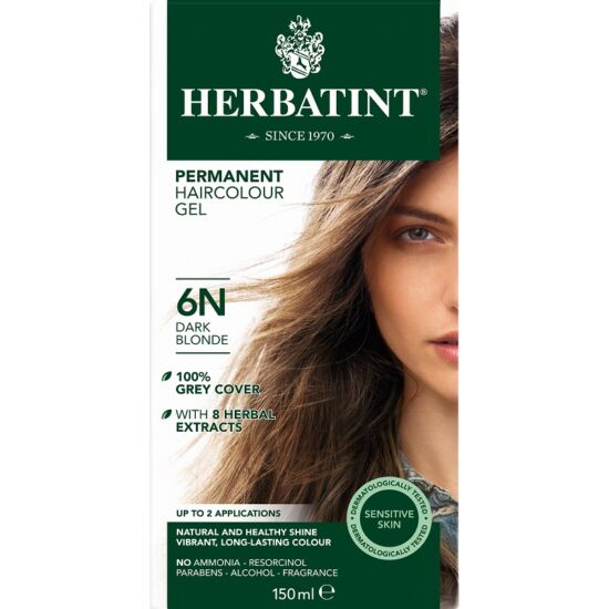 Herbatint Hajfesték - 6N Sötét szőke (világosbarna) 150ml
