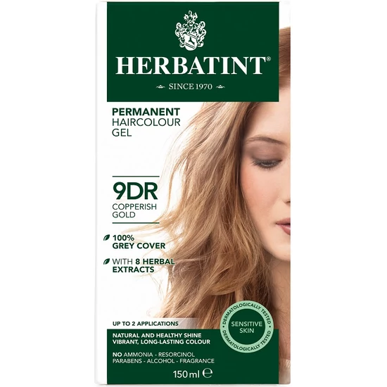 Herbatint Hajfesték - 9DR Réz-arany 150ml