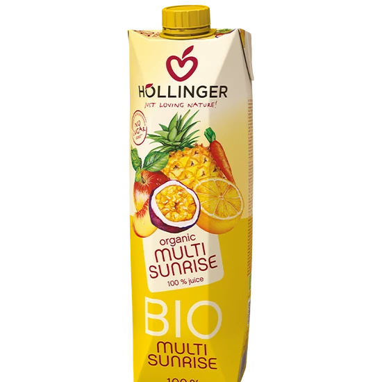 Höllinger Sunrise vegyes gyümölcslé - bio, vegán 1L