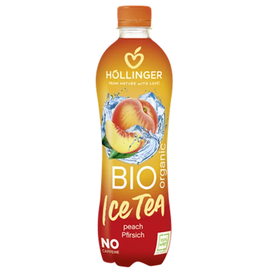 Höllinger Ice tea, őszibarack -- bio, vegán 500ml