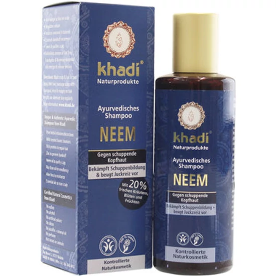 Khadi Sampon neem - korpás hajra 210ml