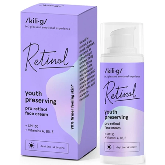 Kili-g Pro-retinol nappali arckrém SPF30 50ml