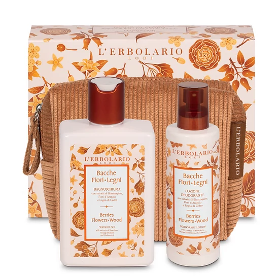 L'Erbolario Gyümölcsöskert Cédrusfa utazószett 250ml+100ml