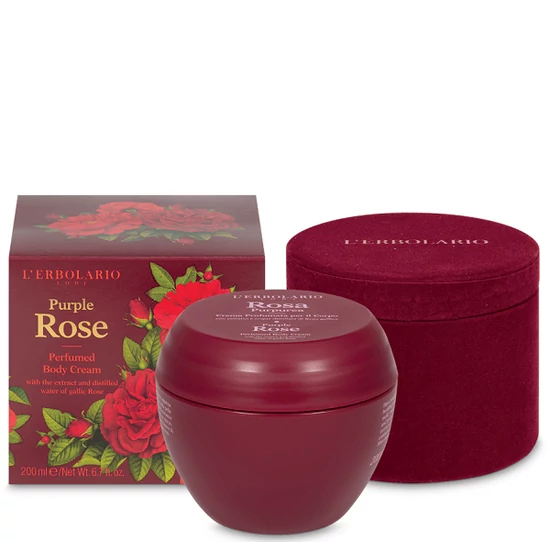 L'Erbolario Bíbor Rózsa illatos testápoló krém 200ml