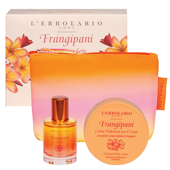 L'Erbolario Frangipáni Édes pillanatok utazószett 30ml+75ml