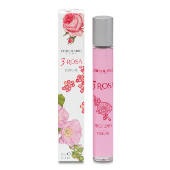 L'Erbolario 3 Rózsa illatú Parfüm 15ml