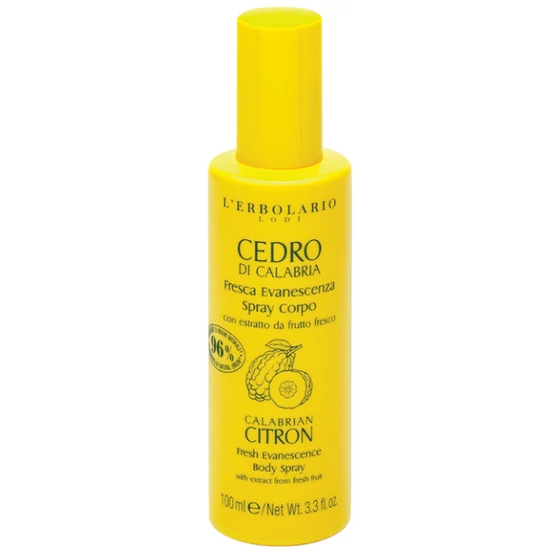 L'Erbolario Calabriai Citrom Frissítő spray 100ml