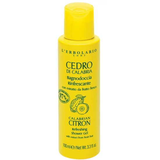 L'Erbolario Calabriai Citrom Frissítő tusfürdő 100ml