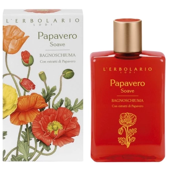 L'Erbolario Pipacs illatú bőrtápláló tusfürdő 250ml